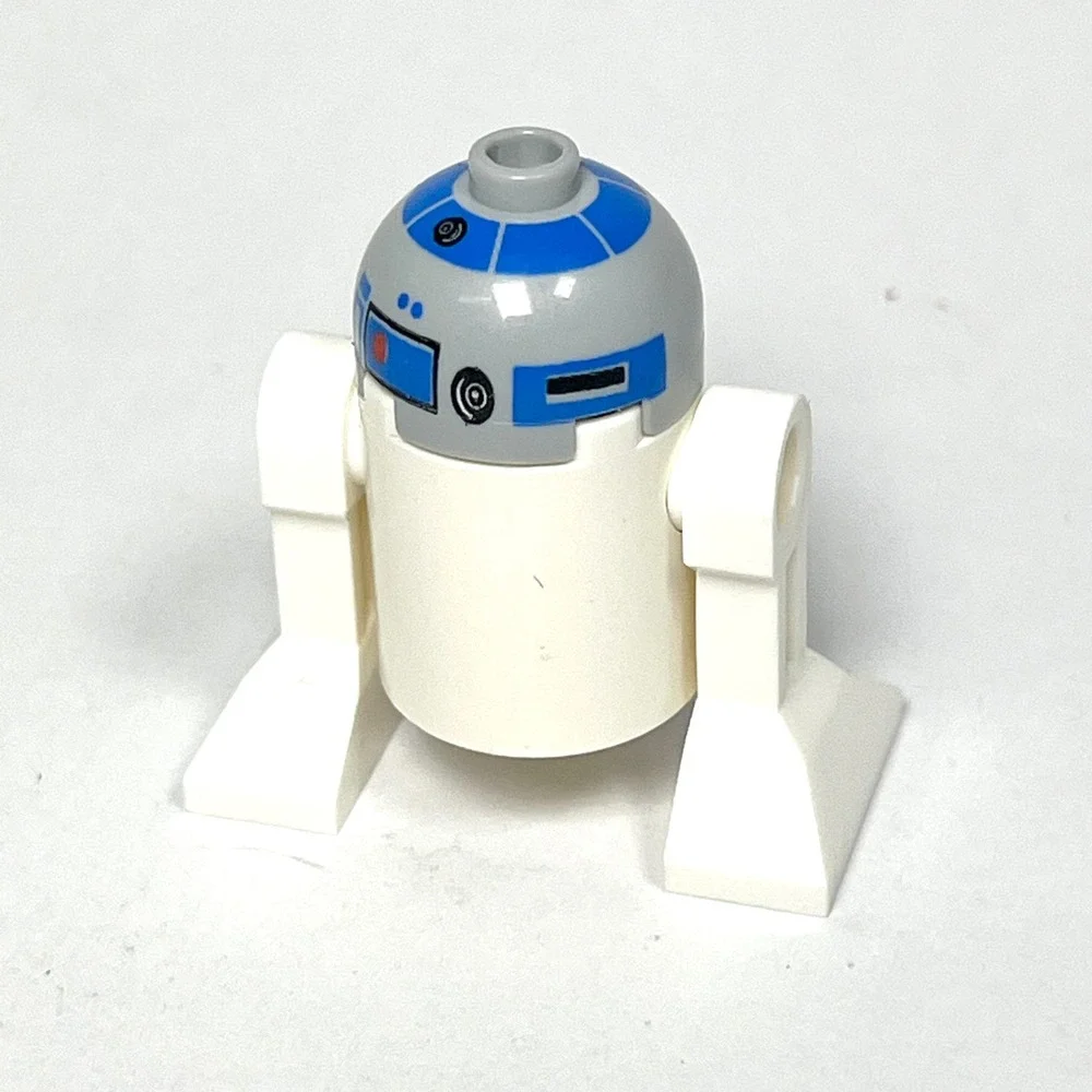 LEGO Star Wars R2-D2 Minifigure sw0527 Flat Silver Dome Droid Millennium Falcon